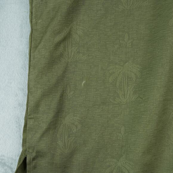 Passion Shirt Mens XXL Green Palm Trees Las Vegas Embroidered Beach Vacation - Picture 3 of 8